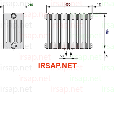 Радиатор IRSAP Tesi 60450/10 T50 CL 01